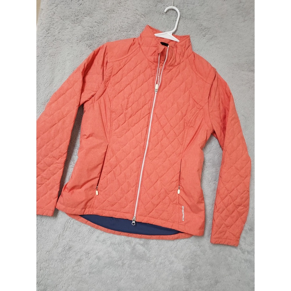 Zero Restriction Jacket Womens Large Quilted Goose Down Puffer Convertible Vest
